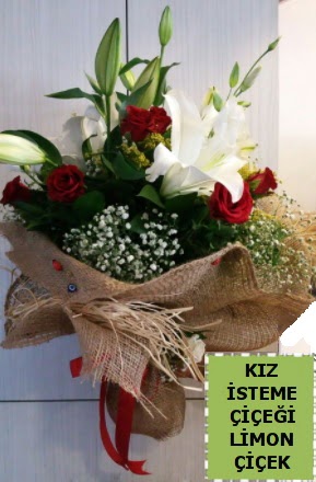 3 dal kazablanka 13 adet k�rm�z� g�l  K�z�lay �i�ek�iler 