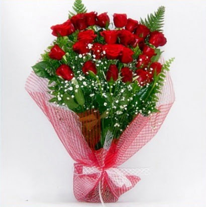 Kız isteme buketi çiçeği sade 29 adet gül  Ankara Kızılay online çiçek gönderme sipariş 