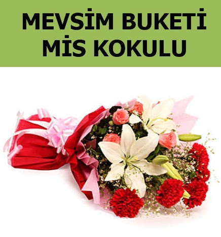 Kar���k mevsim buketi mis kokulu bahar  K�z�lay uluslararas� �i�ek g�nderme 