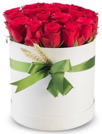 �zel kutuda 25 adet k�rm�z� g�l �i�e�i  K�z�lay cicek , cicekci 